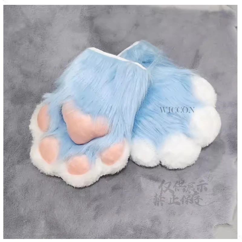 Animal Costume Fursuit Furry Sheep Gloves Paw Cos Lolita Animal Paw Wearable Furry Fursuit Halloween Kig Fursuit Kawaii Cosplay