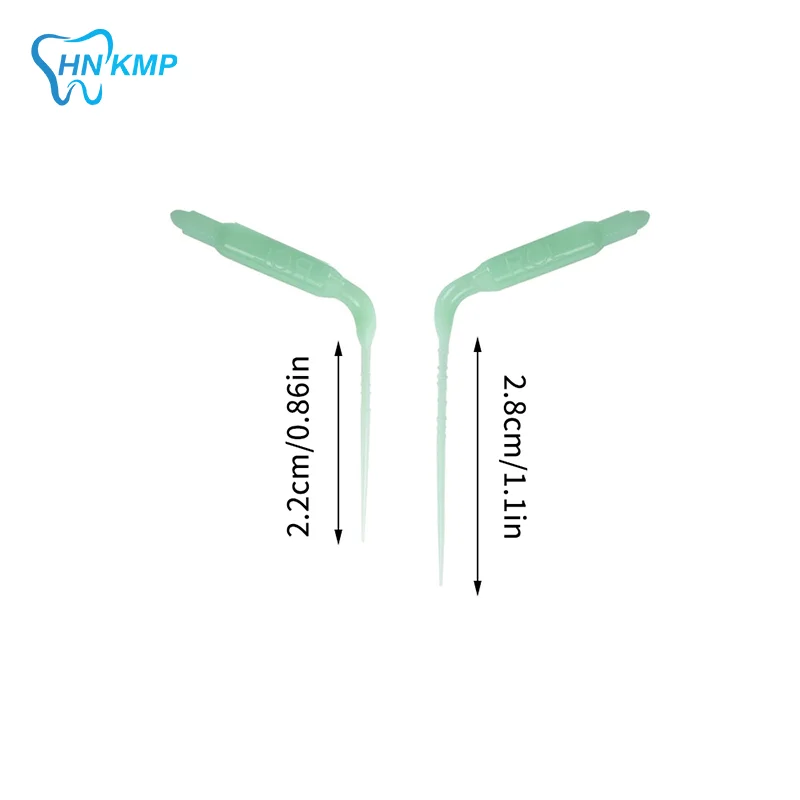 10Pcs Dental Endo IrrigatIon Tip Dental Root Canal IrrigatIon Tip 22/28mm Plastic Sonic Powered Tips Air Scaler Handpiece Dental
