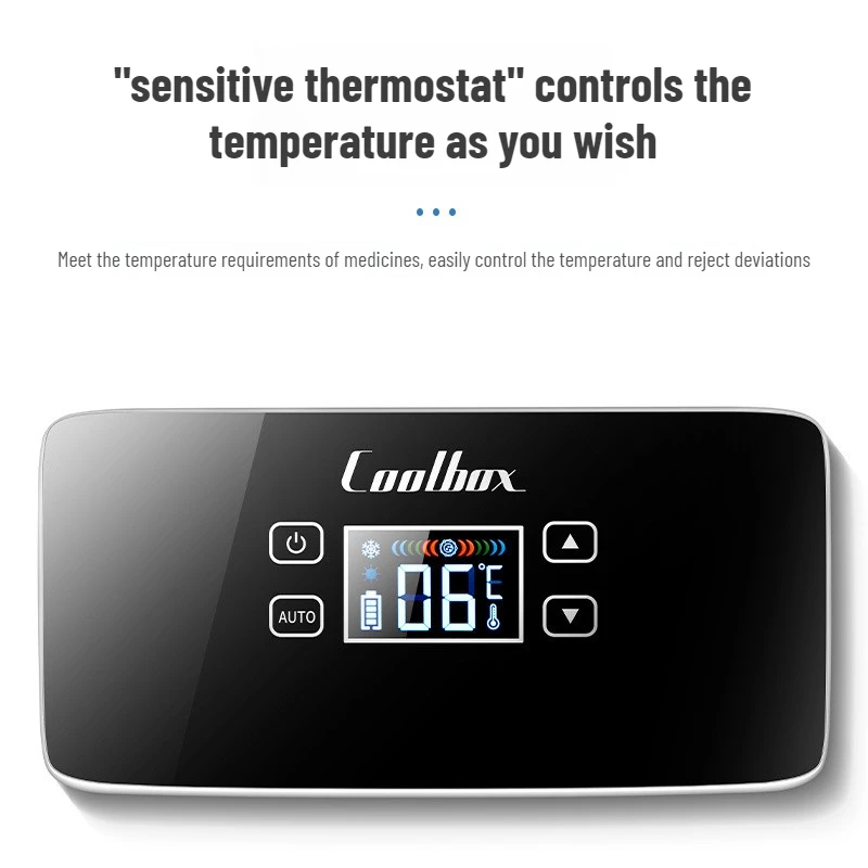 Portable Insulin Cooler Box 10400mAh Mini Refrigerator 0-18 Degrees Constant Temp Drug Incubator Pill Dispenser Travel Fridge