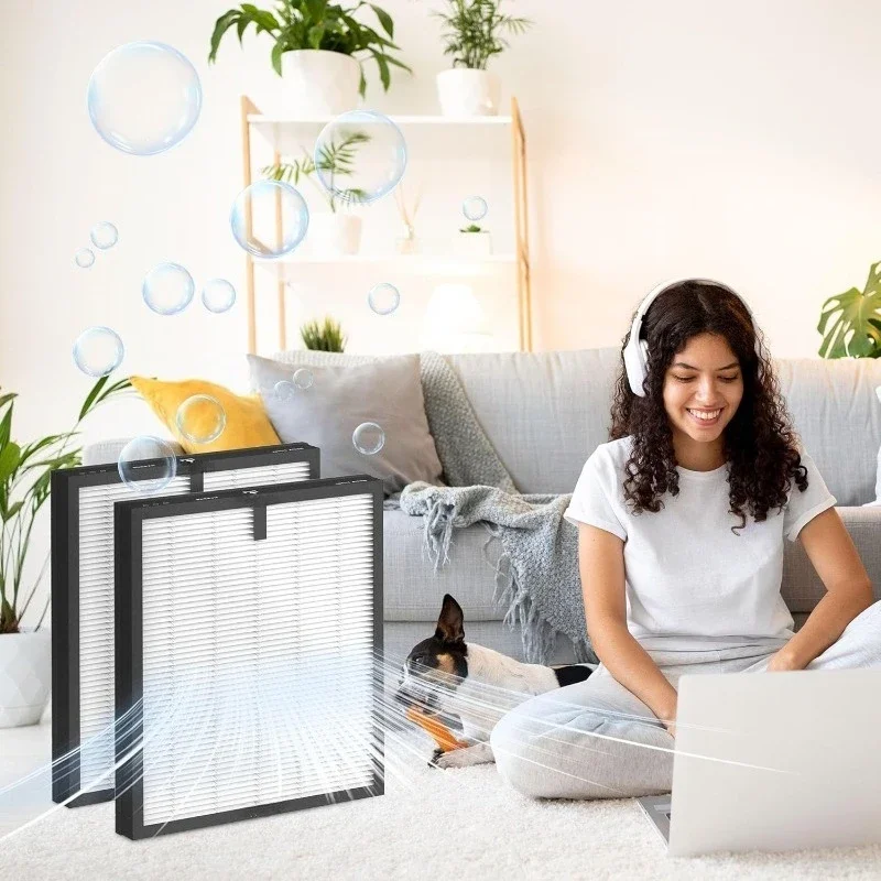 

HY4866 Air Purifier Replacement Filter HEPA with Activated Carbon 2-Pack Set for Home Office Use Clean AirGoods in stock