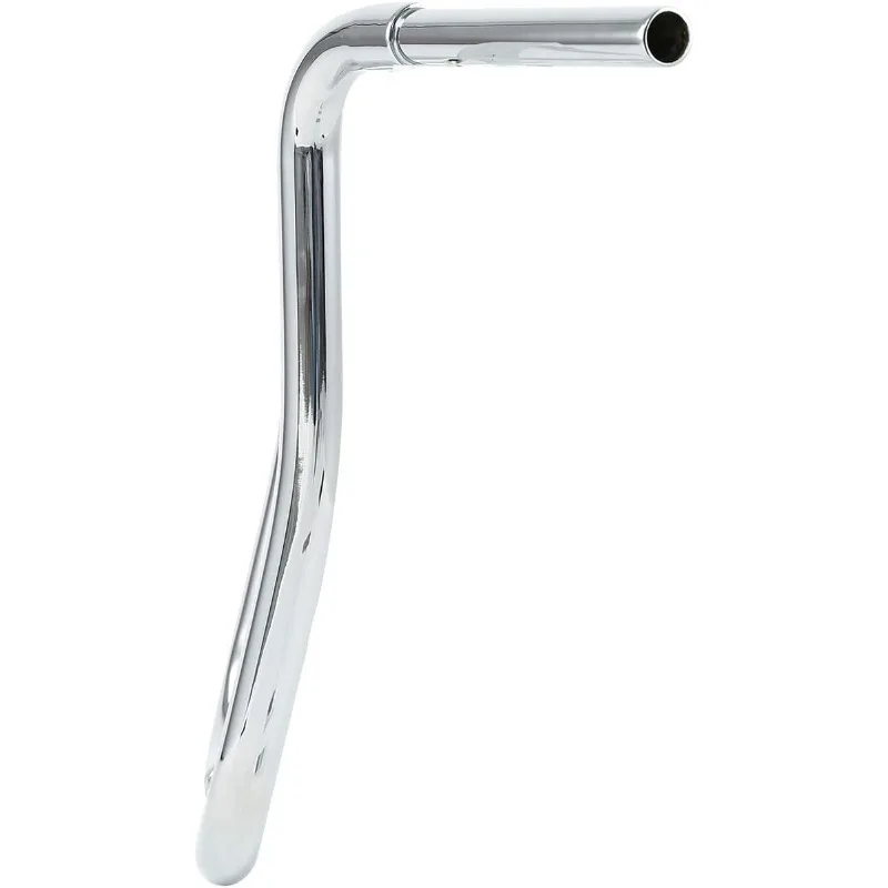 Manillar de motocicleta Green-L, colgador de abeja de 1 1/4" apto para Sportster XL883 XL1200 Softail FLST FXST (estilo A cromado, aumento de 14")