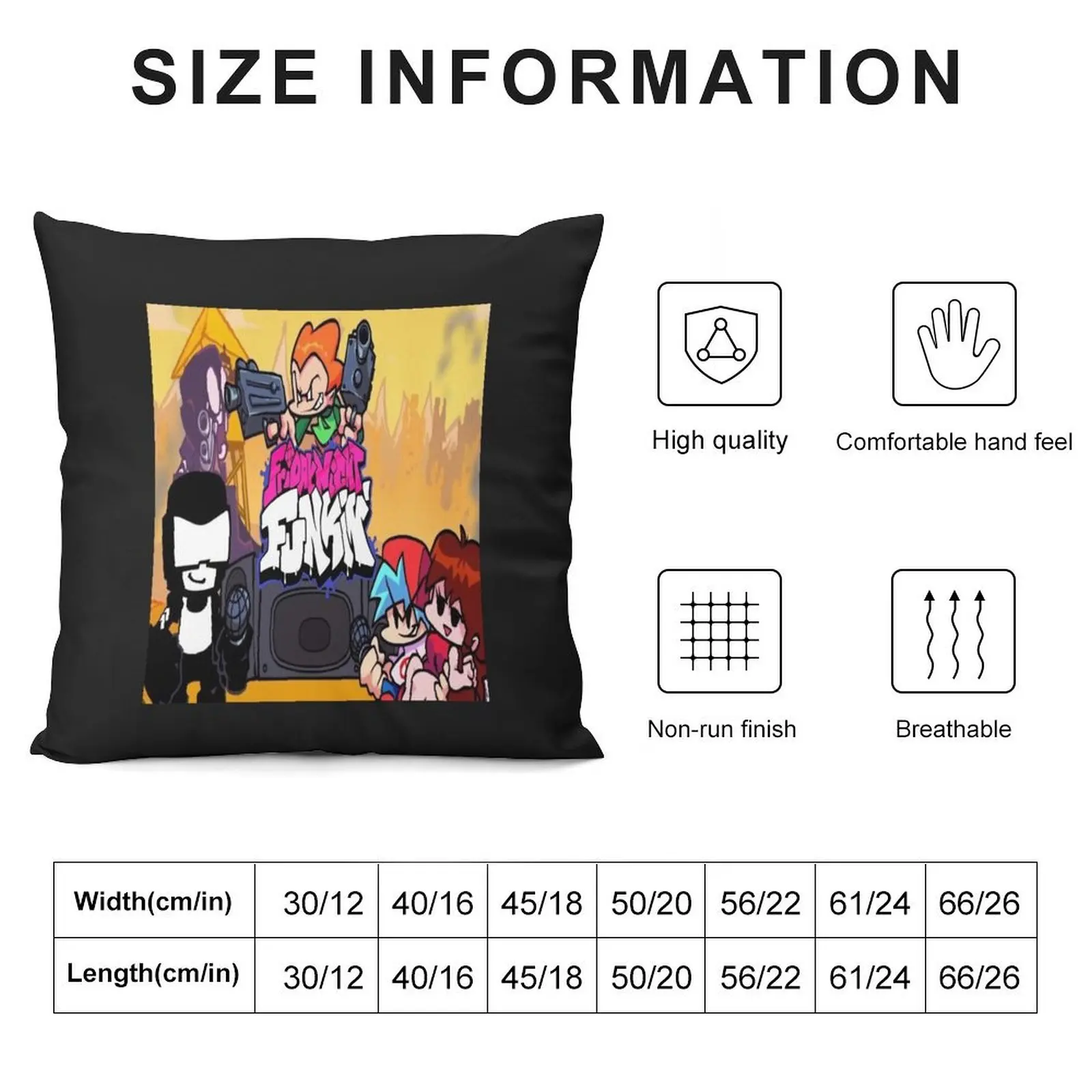 Fnf Week 7 Fnf Week 7 1 Throw Pillow Anime Decorative Cushions pillow