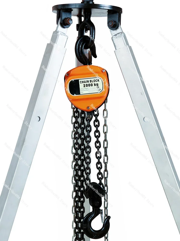 Triangle Hand Chain Hoist 1 Ton 2 Tons 3 Tons 5t10 Tons Manual Inverted Chain Small Crane Lifting 3M6 M