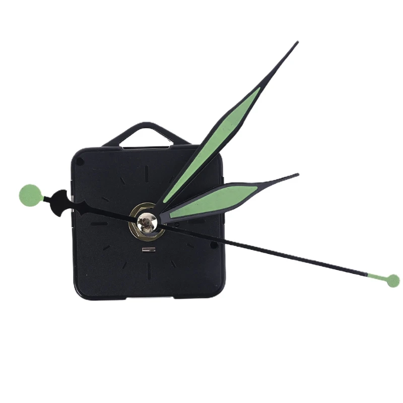 E8BD DIY Quartz Clock Movement Mechanism Non Ticking DIY Wall Clock Mechanisms with Hands Set for Repair Parts Replacement