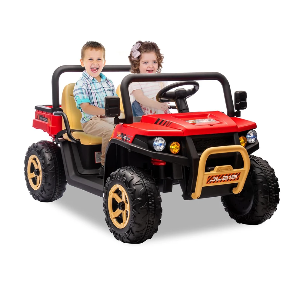 24v Ride On Dump Truck, 2 Seater Electric Ride On Car Toy for Kids, Battery Powered UTV with 4x35W Motors Remote Control