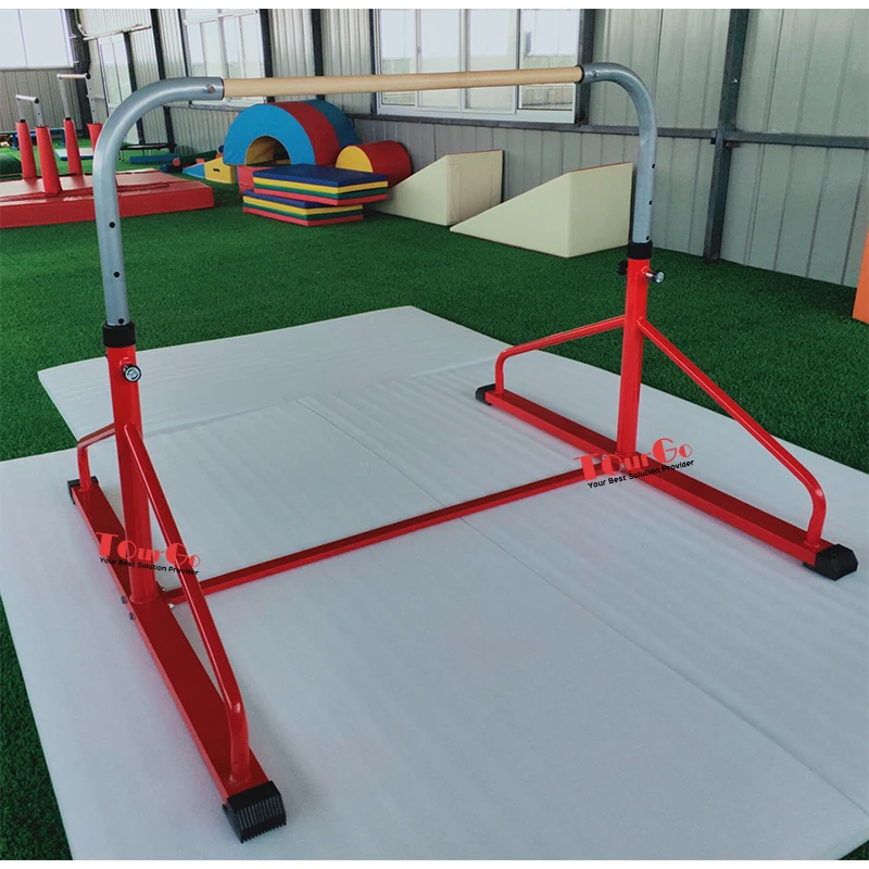 

Adjustable Free Standing Gymnastic Horizontal bar for Kids Gymnastic Training Equipment