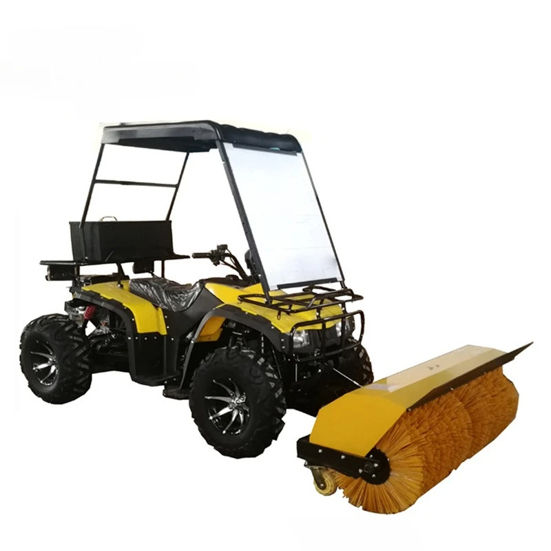 1Large driving snowplow Property four-wheel fuel snow removal vehicle