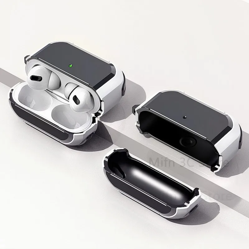 ﻿   ل New AirPods Pro3 2025 حافظة حماية كاملة للجسم مضادة للانزلاق حافظة مدرعة للنساء والرجال ل Air pods Pro 2 3 4 سماعات الأذن