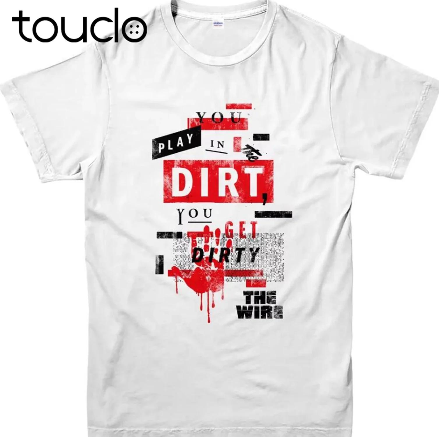 Camiseta The Wire, camiseta Play In Dirt Mcnulty, diseño inspirado en The Wire, nueva ropa de marca de moda, cuello redondo para adolescentes