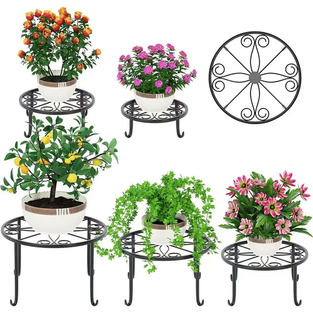 Plant Stand Display Flower Pot Stand Protect Floor Planting  Durable Heavy Duty Outdoor Indoor Plant Flower Pot Stand