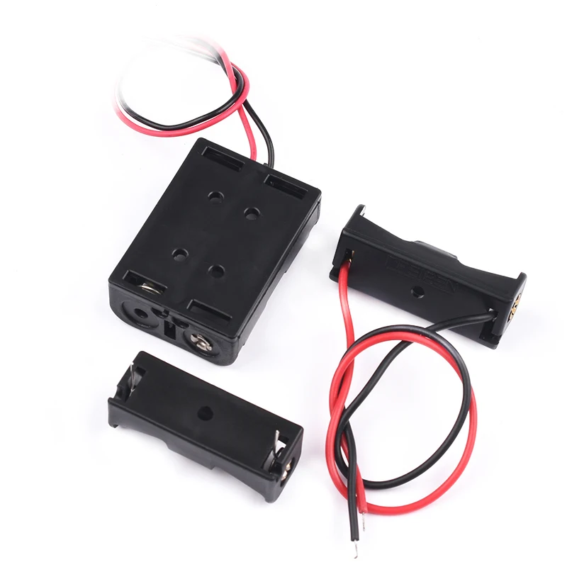 1 قطعة 12 فولت 23A صندوق بطارية واحد/مزدوج خلية جرس الباب سيارة عن بعد حامل بطارية مزدوجة 27A مع سلك/دبوس