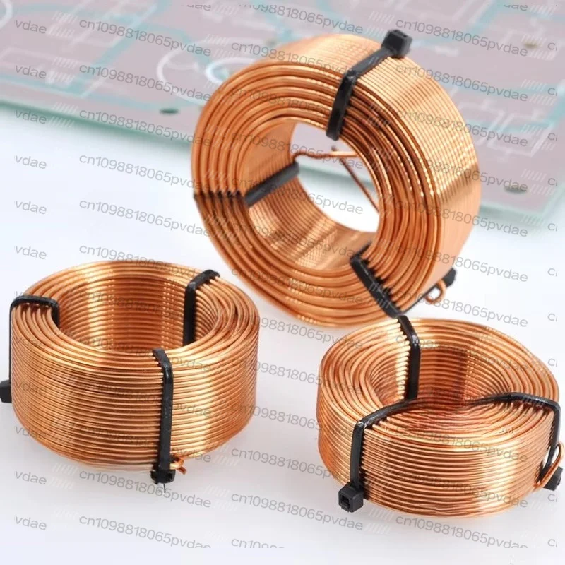 1.2mm Speaker Frequency Divider Inductance Coil Air Core Oxygen Free Copper Coil Customization