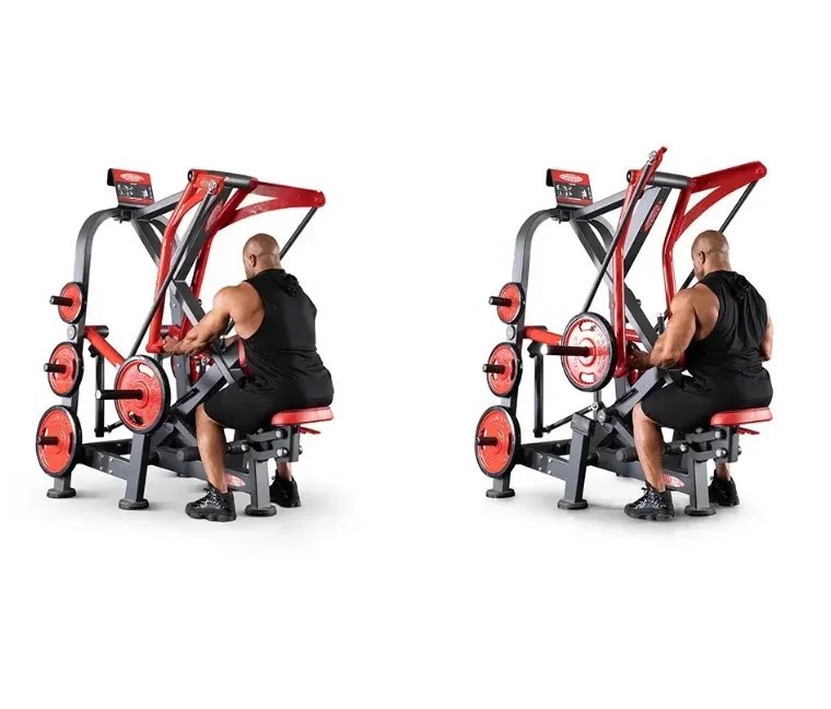 آلة التجديف ذات المقعد المنخفض للمحطة متعددة الوظائف