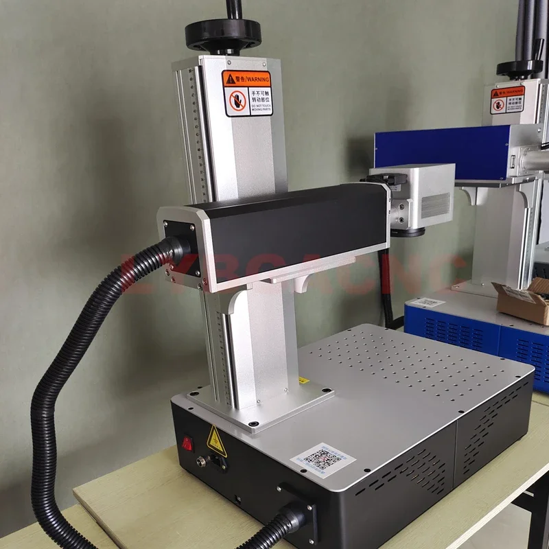 LY Optical Fiber Laser Nameplate Marking Machine  All in One Desktop Type for Plastic Metal Aluminum Carving 20W/30W/50W