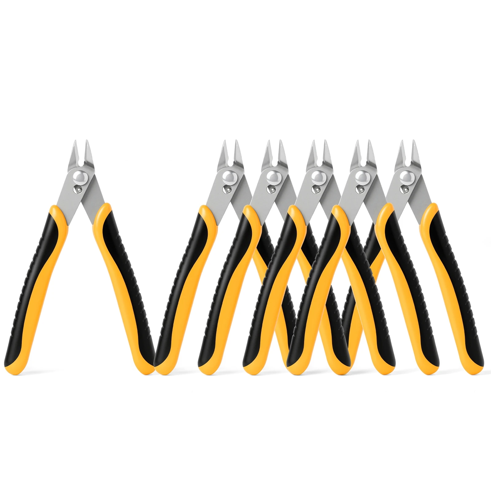 420j2 cortador de fio de aço cromo vanádio cortadores de jóias cortadores nivelados pinças alicate de corte lateral pequeno para jóias, eletrônicos