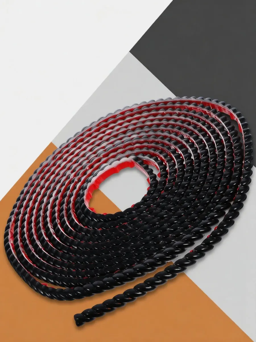 1 Roll PU Flexible Decorative Trim Self Adhesive Splashproof Easy Install Minimalist Molding for Mirror Frames Walls Ceilings