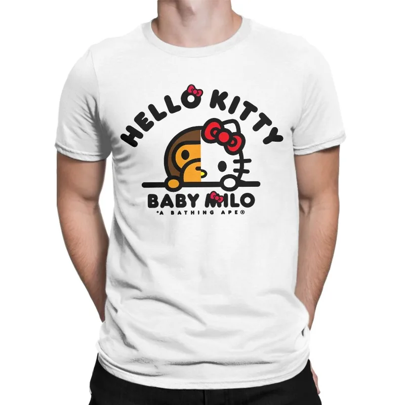 

HelloKitty Classic INS Алфавит 3D принт Свободная парная быстросохнущая футболка с короткими рукавами для мужчин и женщин
