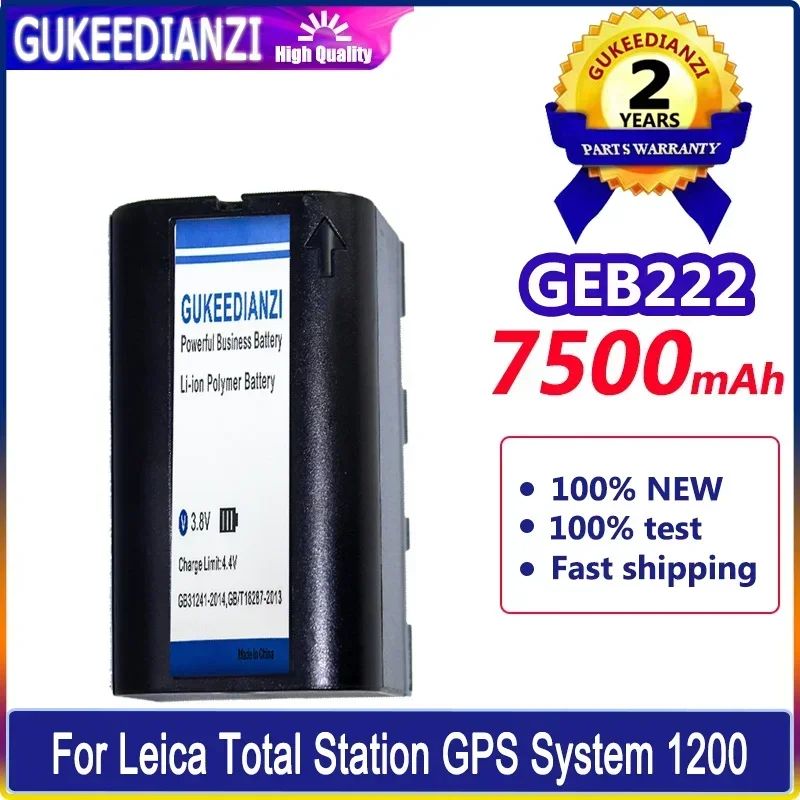 Measuring Instrument Battery for Leica Total Station GPS System 1200 Instruments Piper 100 200 Lases Survey: 7500mAh Power