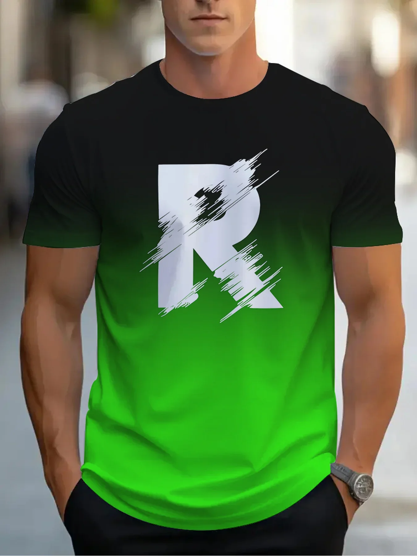 Men's Machine Washable Polyester Shirt for Everyday Casual Outfits & Hot Weather Comfort Fit, Relaxed Style Short Sleeve Tee