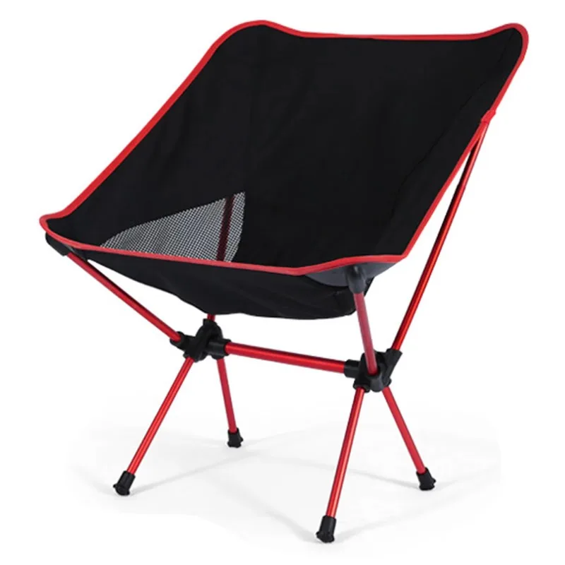 Outdoor Ultra-light Aluminum Alloy Moon Chair - Portable Folding Leisure Chair for Camping, Driving, Barbecuing and Fishing