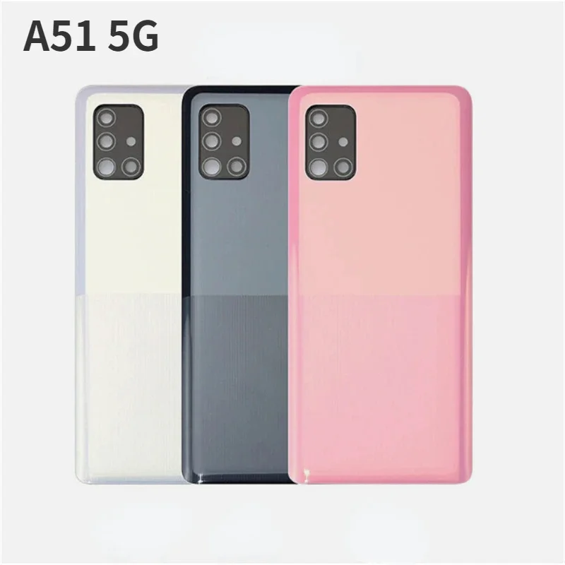 For Samsung Galaxy A51 4G A515F Battery Cover Rear Door Housing Back Case Replace For Samsung Galaxy A51 5G A516 Battery Cover