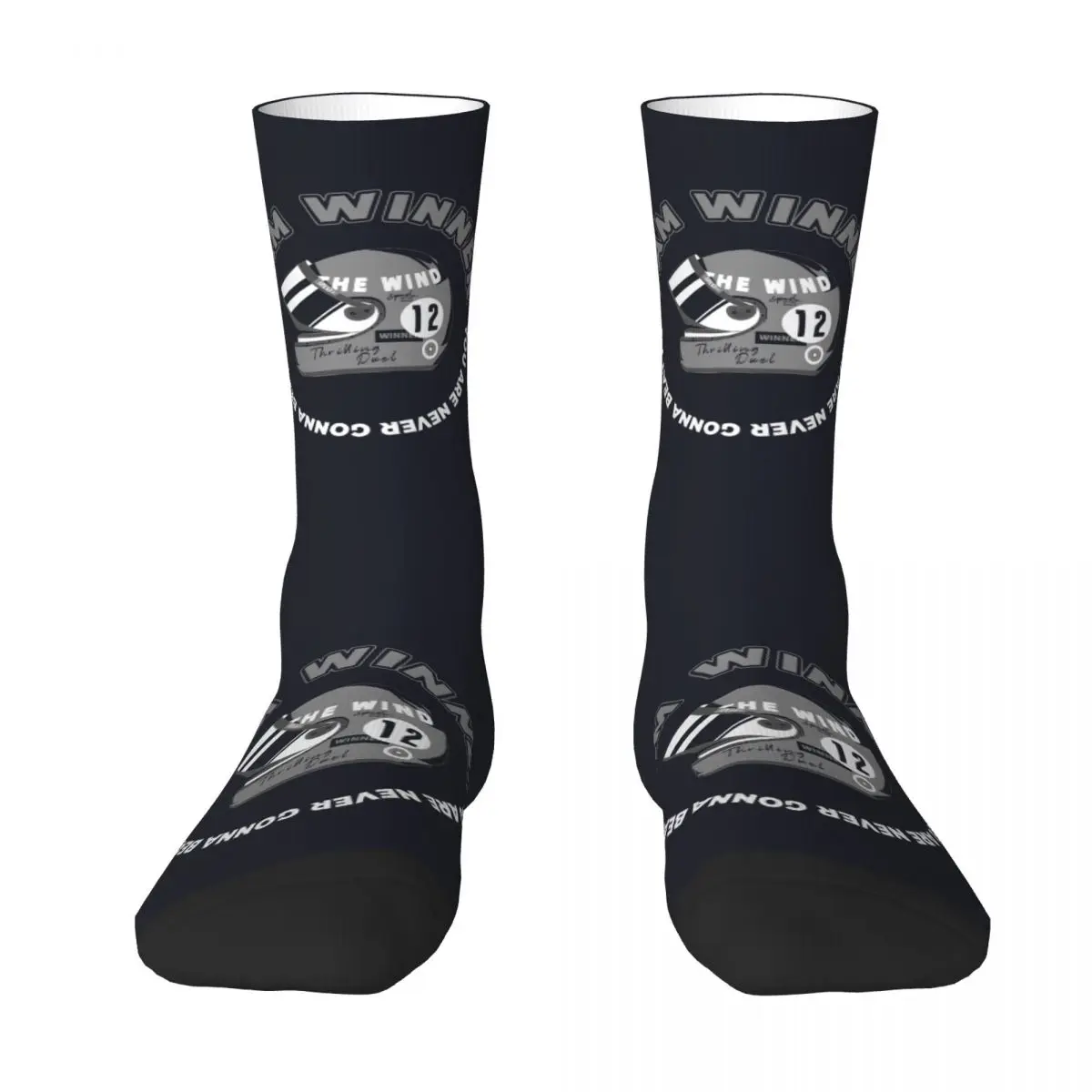 Graffiti Helmet Adult Socks Graffiti, helmets, racing cars, text, ICONS,0629 Unisex socks,men Socks women Socks