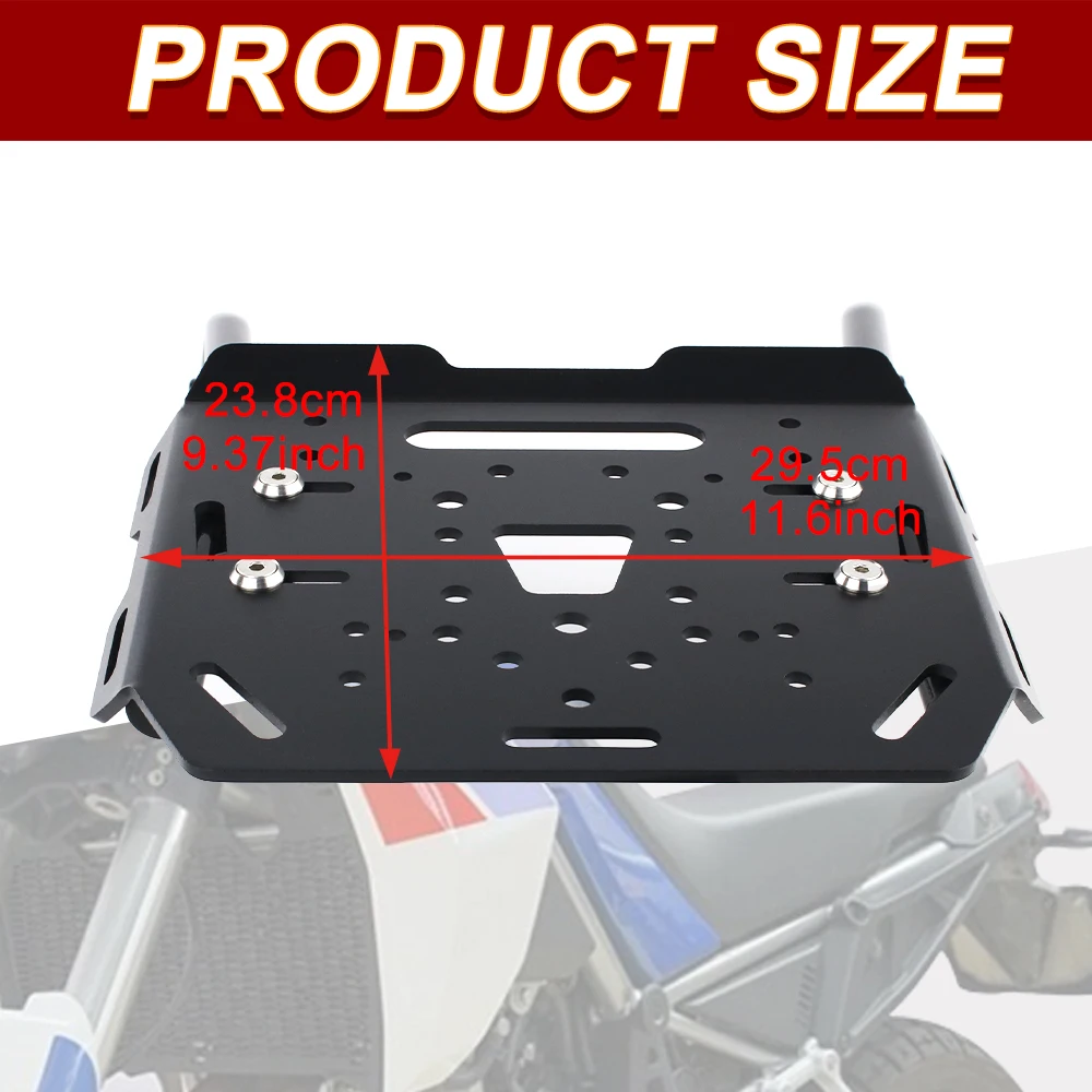Motorcycle Luggage Holder Bracket Rear Luggage Rack Extension Plate Support Tuareg 660 2022 2023 2024 2025 2026 For Aprilia