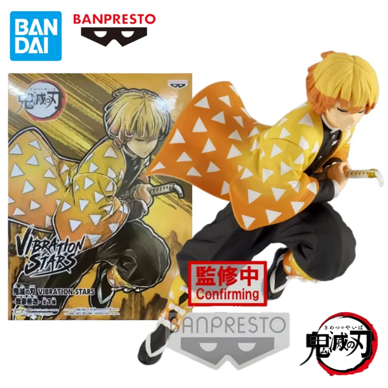 

Оригинальная подлинная BANDAI Banpresto Demon Slayer Vibration Stars 13 см Agatsuma Zenitsu аниме фигурка игрушка подарочная модель коллекция