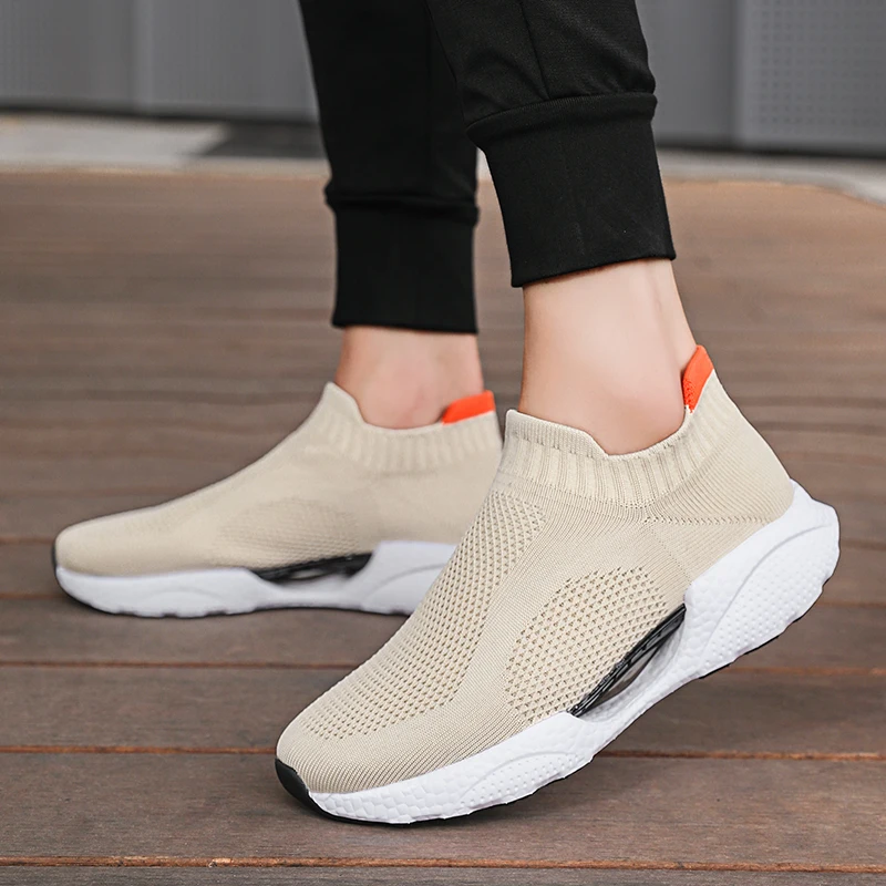Chaussures de course décontractées pour hommes, baskets de tennis pour hommes, chaussures de sport de luxe, chaussures de course respirantes, mocassins tendance_voghion.com