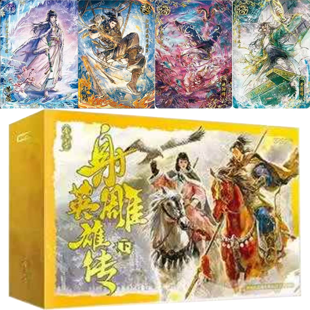 

KAYOU ouis Cha Knight Order Card Ся Гу Дан Цин Красочная лазерная карта Коллекционная карта Legend of The Condor Heroes