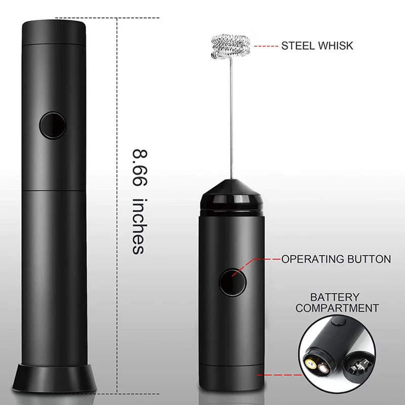 多機能電動ミルク泡立て器,ダブルスプリングミニハンドツール,キッチン,コーヒー,フラット,カプチーノ用