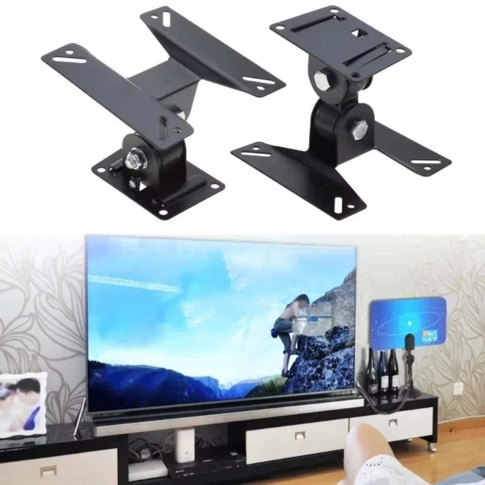 Tilt 180 Degrees Wall Mount Bracket 14-24 Inch 15kg Load Monitor Wall Stand Heavy-Duty Strong Steel TV Wall Holder