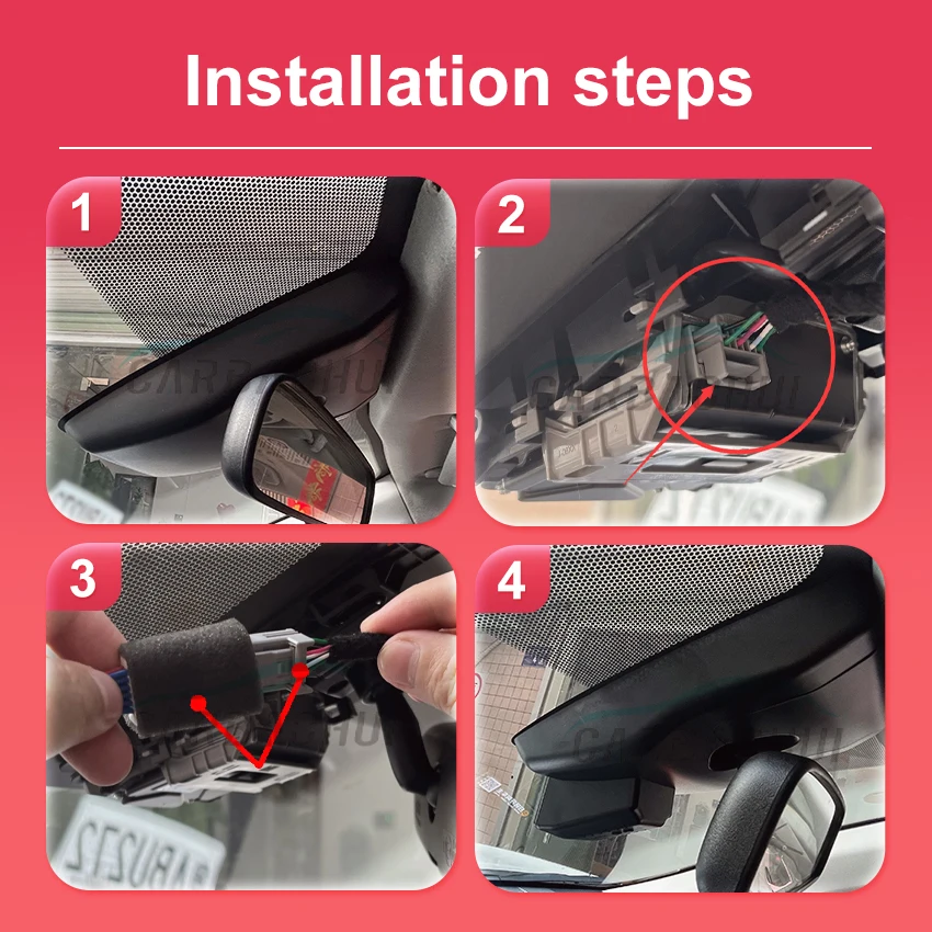 جديد! 4K سيارة DVR واي فاي مسجل فيديو داش كام كاميرا HD 2160P لتويوتا كورولا كروس 2021-2023 2024 2025 التوصيل والتشغيل داش كام #3