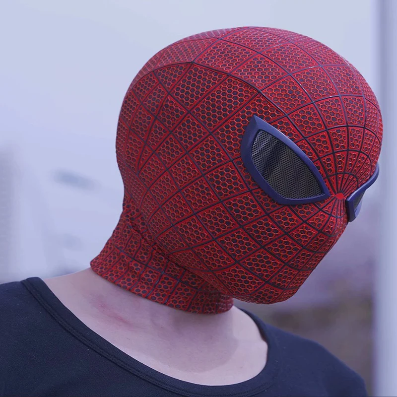 

Spiderman 1.0 Mask High Quality Handmade Tobey Maguire Version Peter Parker Amazing Spider-Man For Halloween Xmas Cosplay Gift