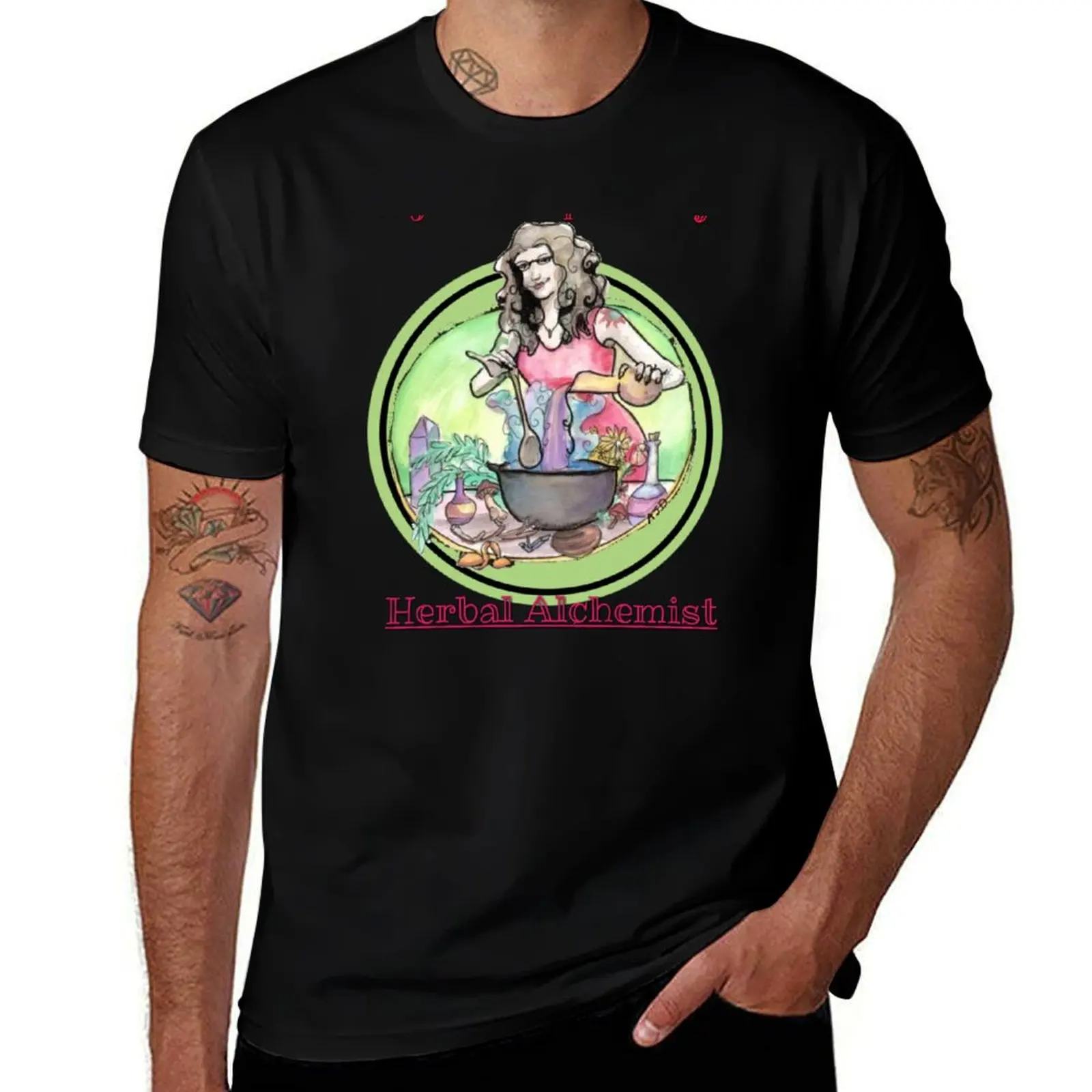 Sage Moon Apothecary - Herbal Alchemist T-Shirt Anti-Perspiration Workout Top
