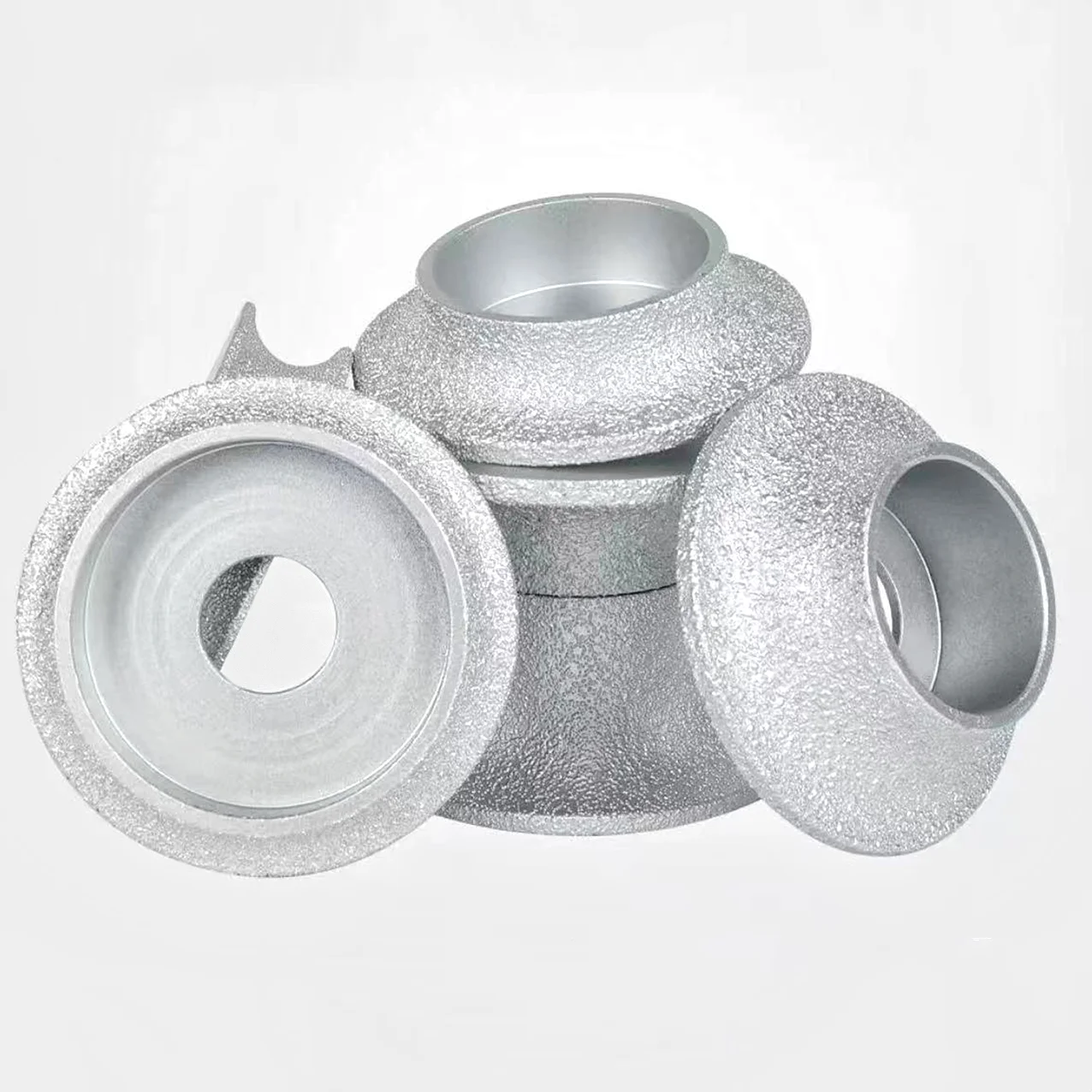 1 قطعة قرص الطحن الماس فراغ صنع من النحاس طحن عجلة ديمي بولنوسي حافة الملف الشخصي عجلة بلاط قطر 3 بوصة/74 مللي متر