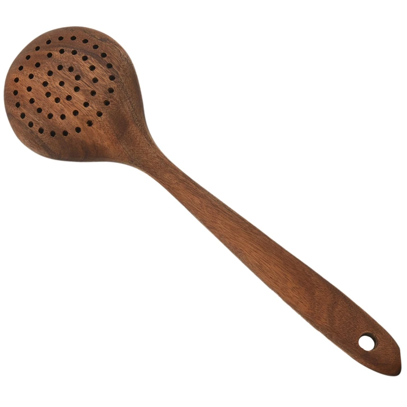 再利用可能な木製キッチン用品セット、調理用木製スプーン、焦げ付き防止調理器具、人気セール、5個