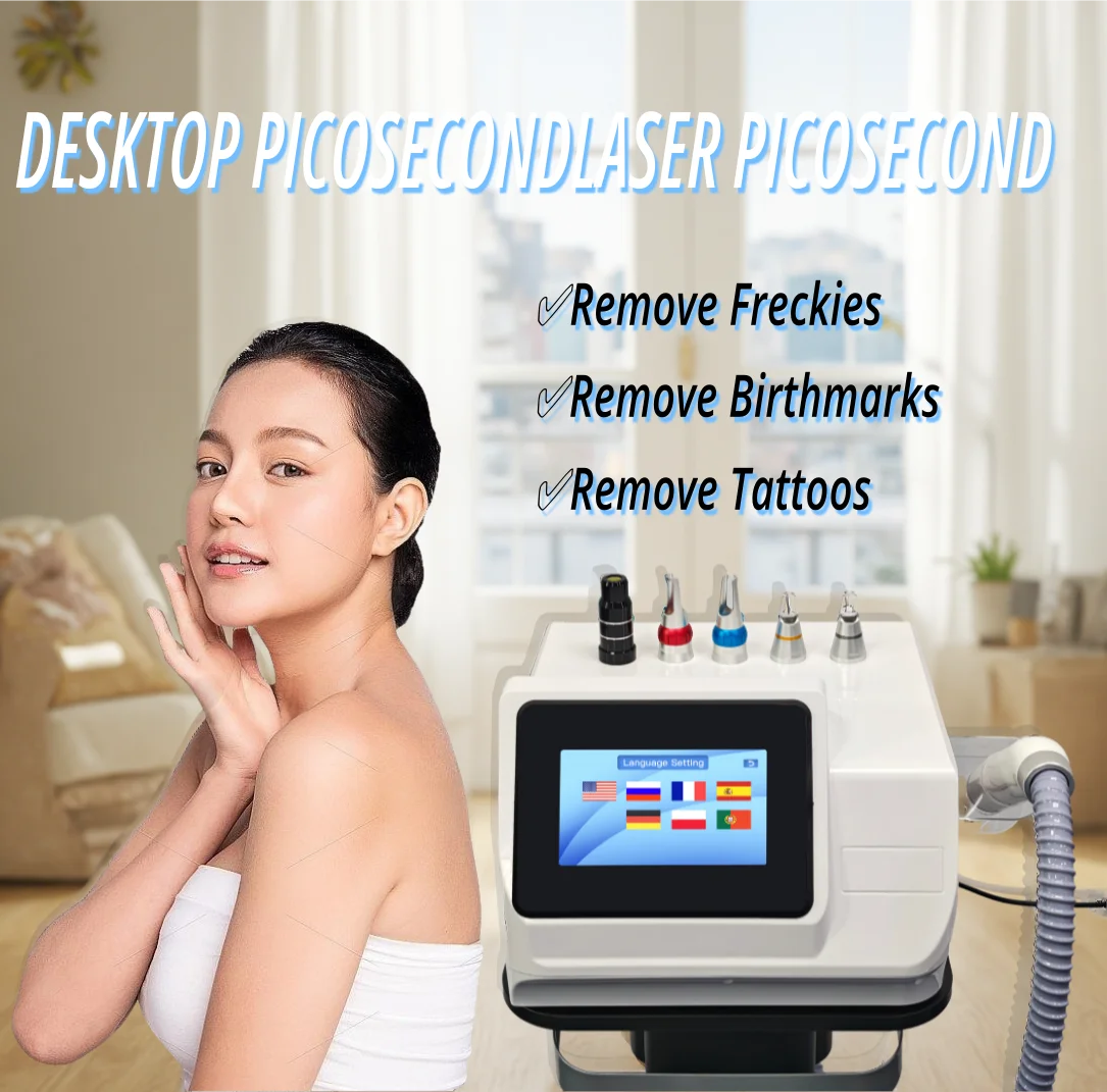 

Professional Portable Desktop PicosecondLaser for Tattoo Removal Skin Pigmentation Carbon Peeling Eyebrow Washing Stain Removal