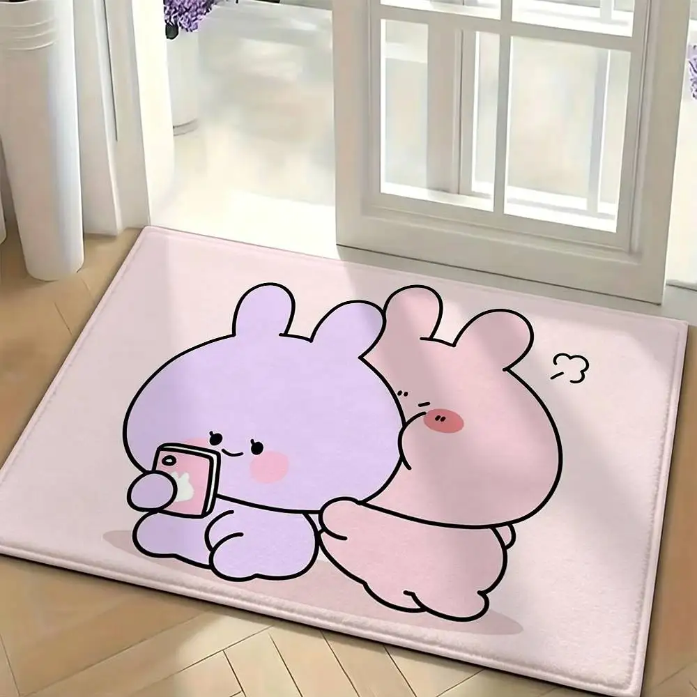 Anime A-Asamimichan Floor Mat Soft Non Slip for Entry Door Bathroom Indoor Home Decorative Carpet