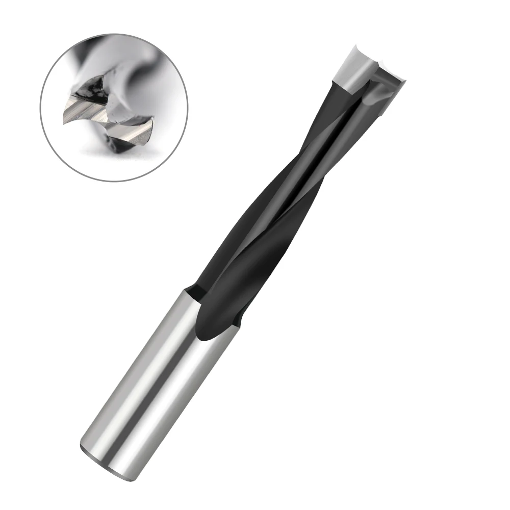 XCAN 1pc 4-10mm Links/Rechts Rotation Holz Forstner Bohrer Bits Router Bit Reihe Bohren 2 flöte Holz Loch Cutter Router Bohrer – Detail 9