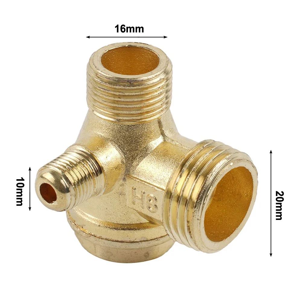 Imagem -06 - Válvula de Retenção da Liga de Zinco de Portas da Válvula de Retenção do Compressor de ar para Peças do Compressor de ar com Tubo de Exaustão
