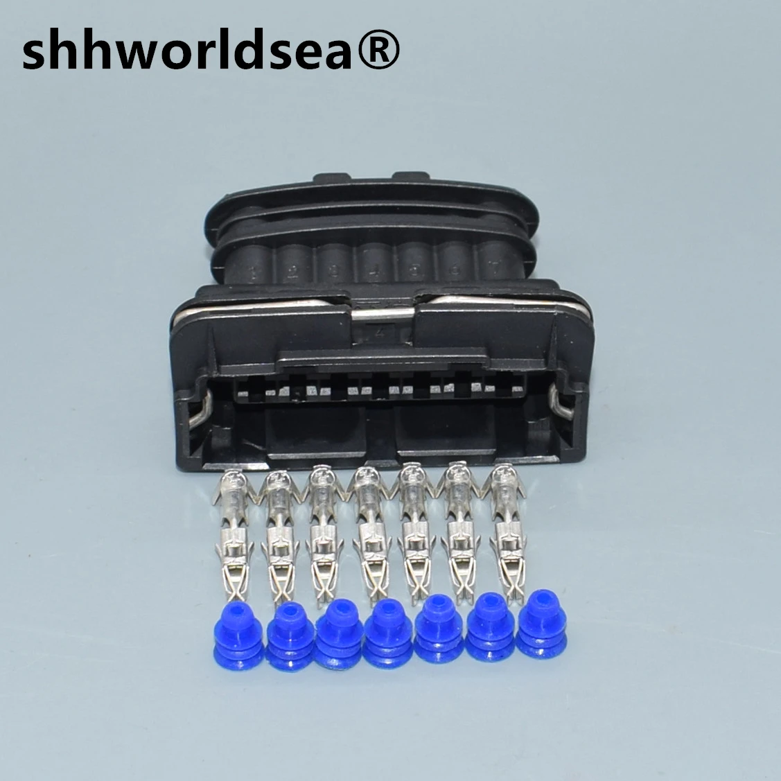 

shhworldsea 7 pin car waterproof auto connector 3.5mmseries 282194-1 Automotive electrical housing plug Connector 282768-1