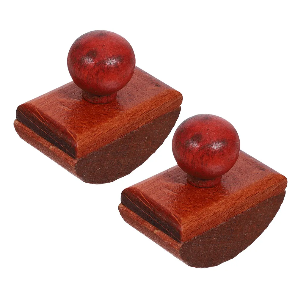 2Pcs Wooden Ink Blotter Rocker Absorber Quick Drying for Desk Calligraphy Stamp Practice Office Writing Craft Vintage Swing
