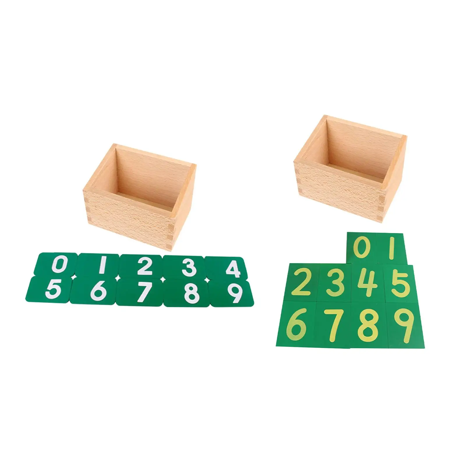 Brinquedo de aprendizagem montessori brinquedo básico matemática aprendizagem segura 0-9 cartões de aprendizagem cartões de número de matemática para 0-2 anos de idade centro de aprendizagem