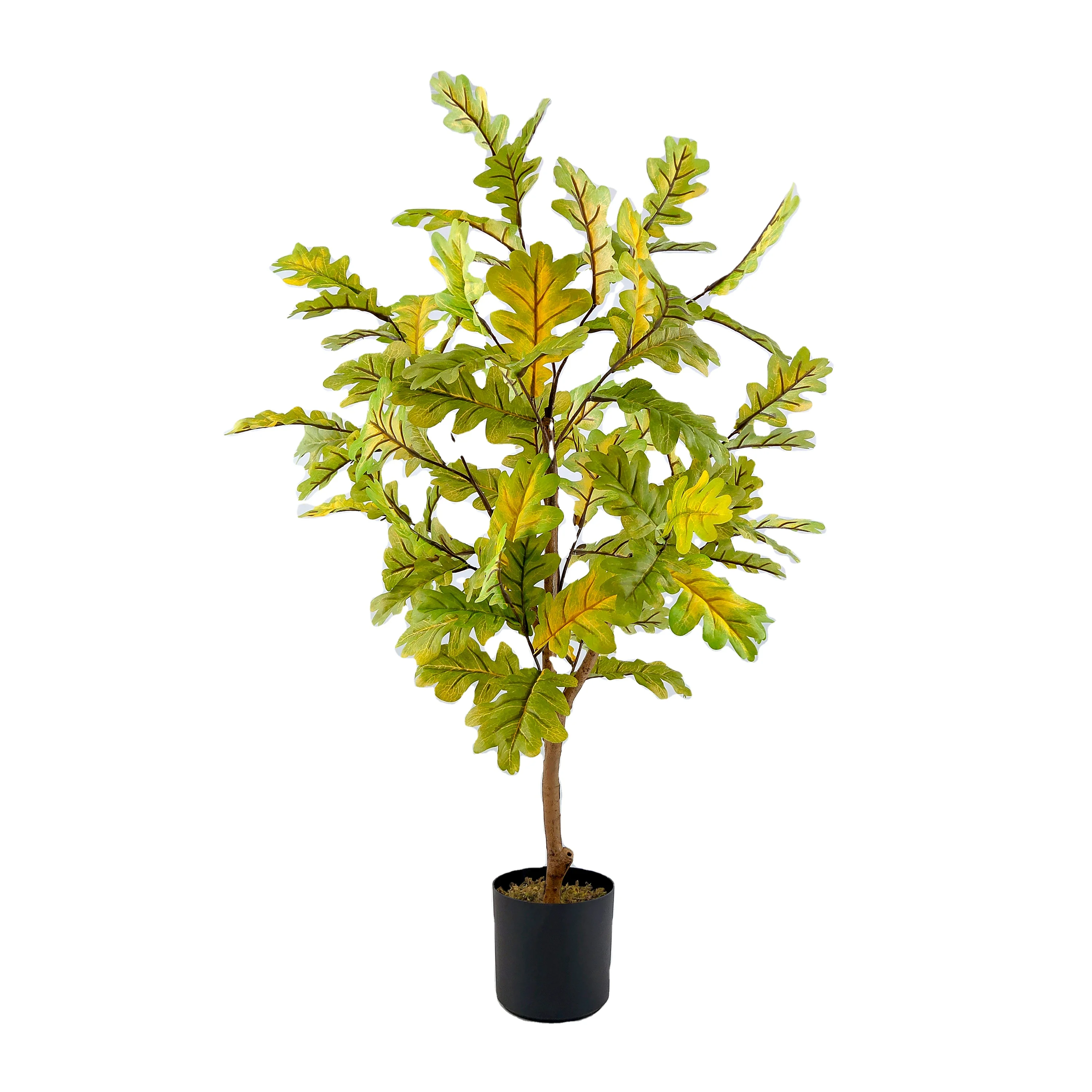 

Artificial tree simulation color leaf plastic tree potting large floor decoration indoor landscaping decoration bonsai wholesale