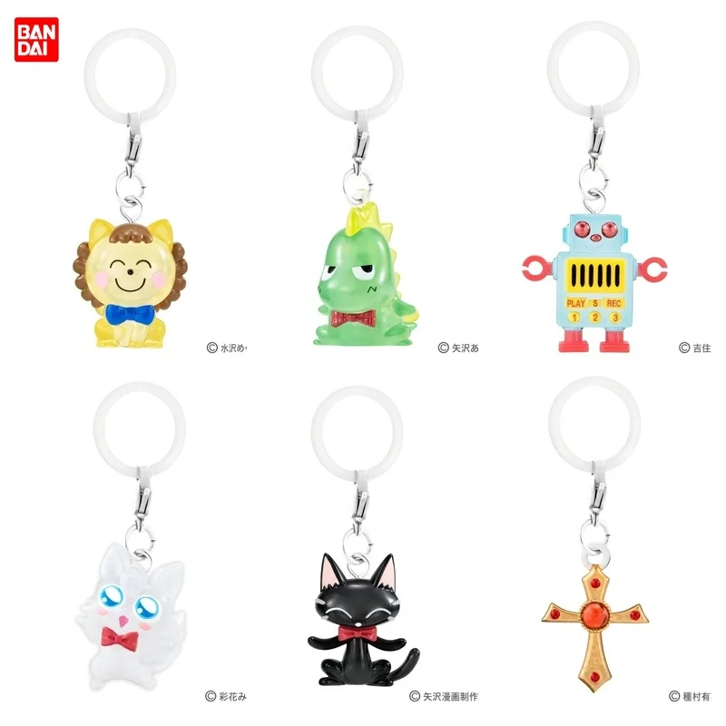 バンダイ リボン少女漫画雑誌 70 周年記念記念キーホルダー アクションフィギュア 象徴的なアイテム コレクション 装飾品 おもちゃ