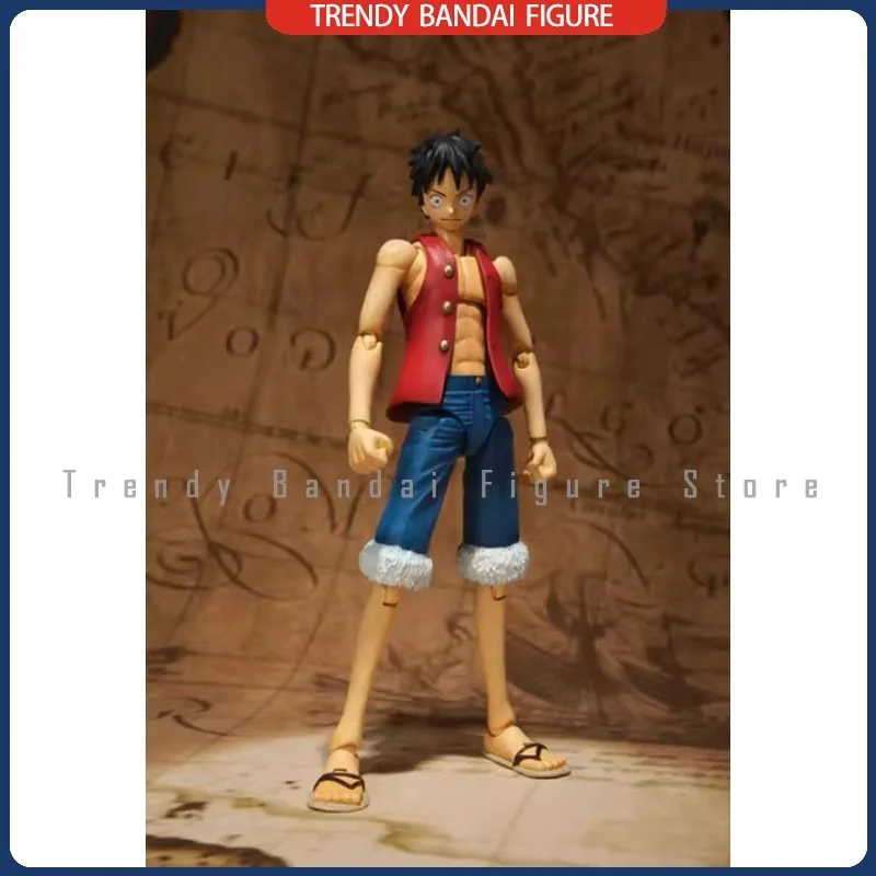 Op voorraad Bandai SHF One Piece Luffy S.H.Figuarts Action Figure Anime Model Speelgoed Hobby