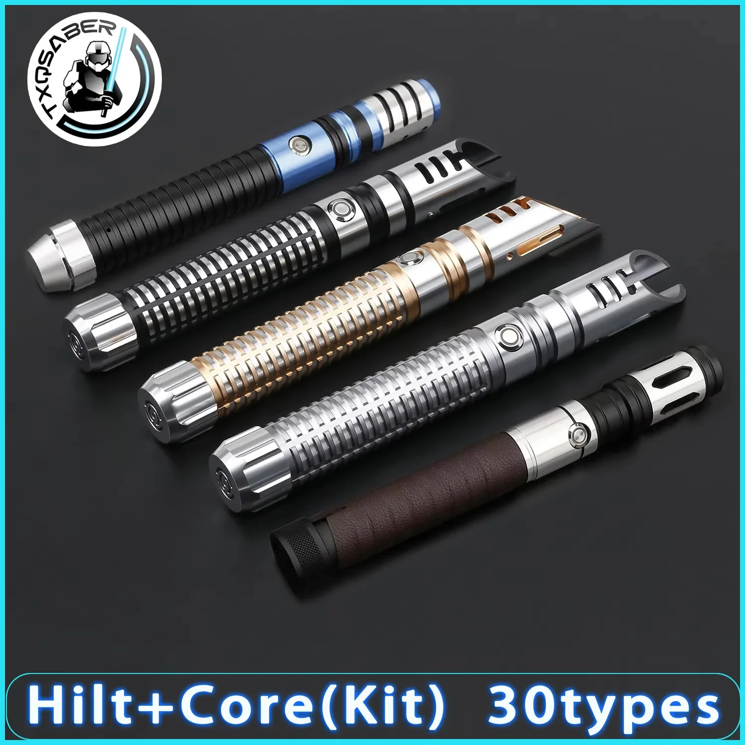 TXQSABER High Quality Metal Hilt 30 types with SD RGB Neopixel SNV4-Pro Proffie v2.2  Cores  No Blade Optional Cospaly toy