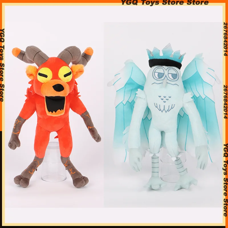 Новая плюшевая кукла 99 ночей в лесу, красный олень, синяя сова, 99 ночей, милая аниме-периферия, игрушка на Хэллоуин, Рождественский подарок