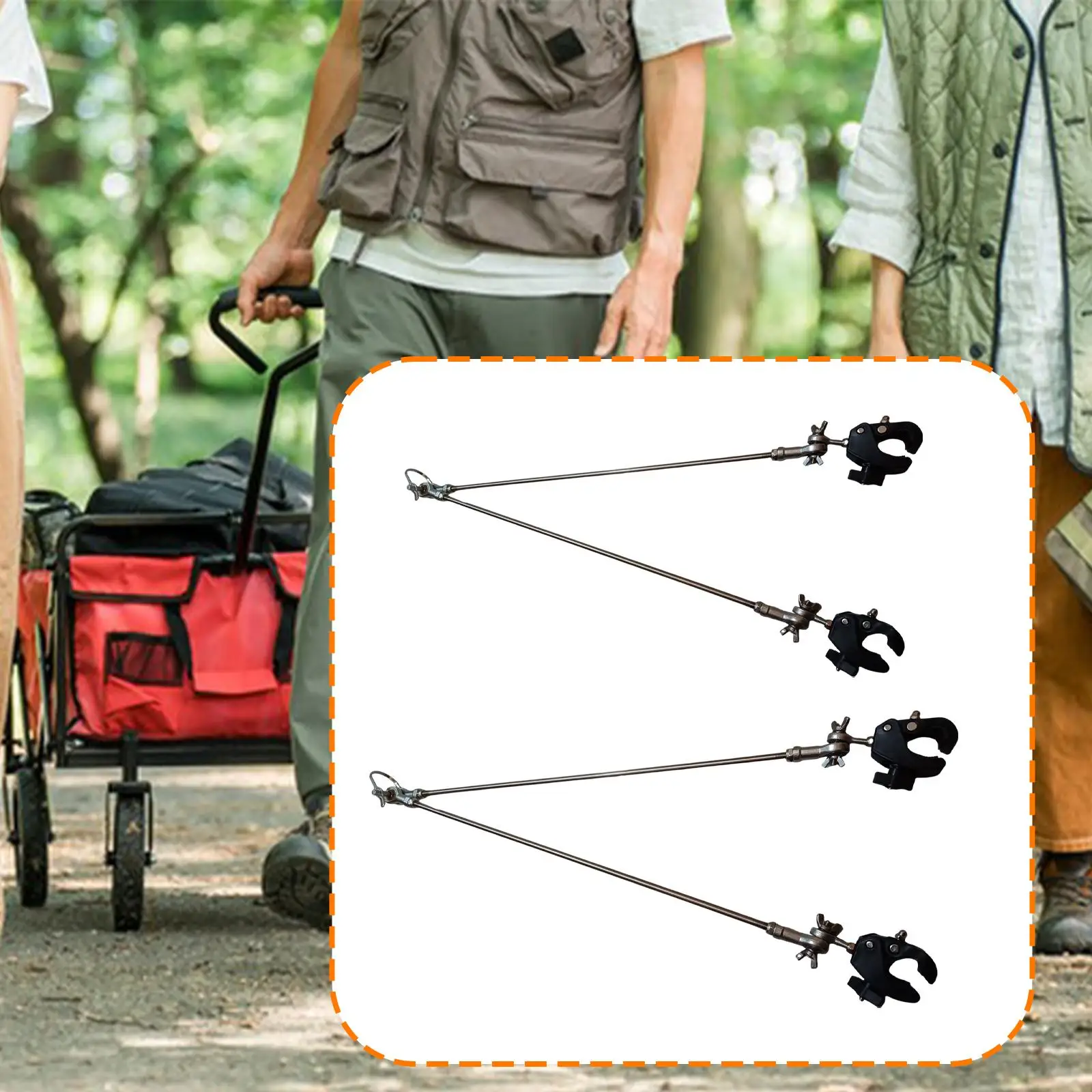 

Соединитель для велосипедного прицепа к кемпинговой тележке, быстросъемный зажим, портативный, универсальный, премиум-класса, простой в установке, крепление к тяговому стержню